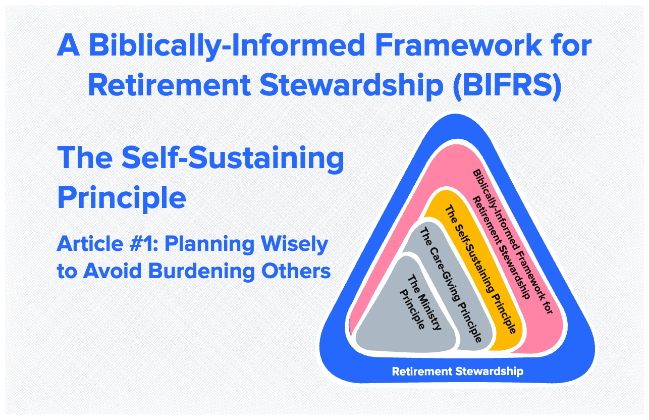The Self-Sustaining Principle—Article #1: Planning Wisely to Avoid Burdening Others
